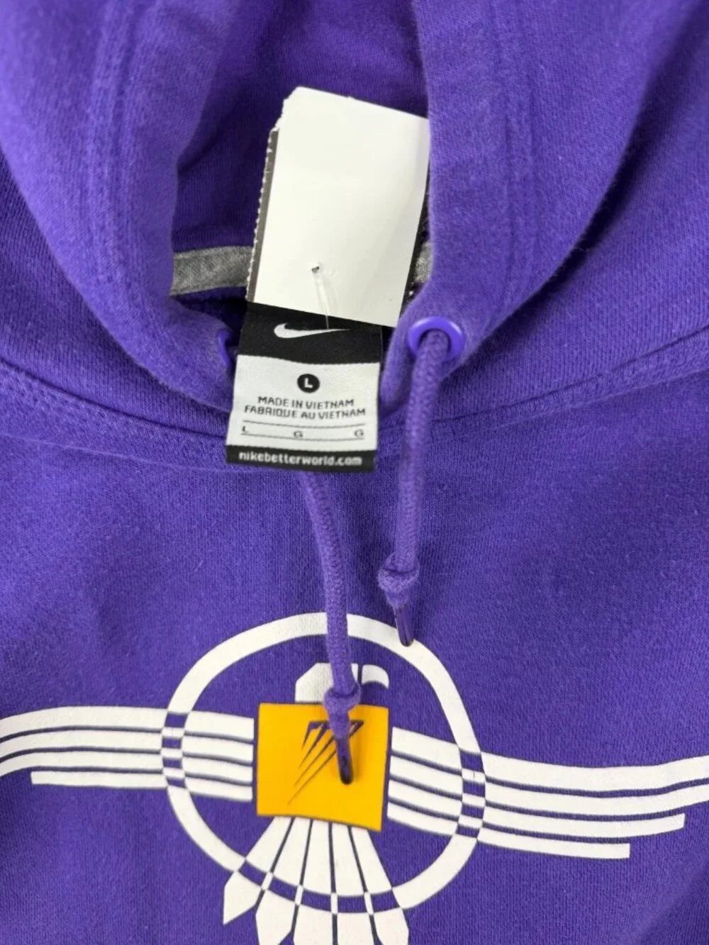 Nike Mens Purple Phoenix Suns OVO Collaboration Sweatshirt NBA Team Apparel L